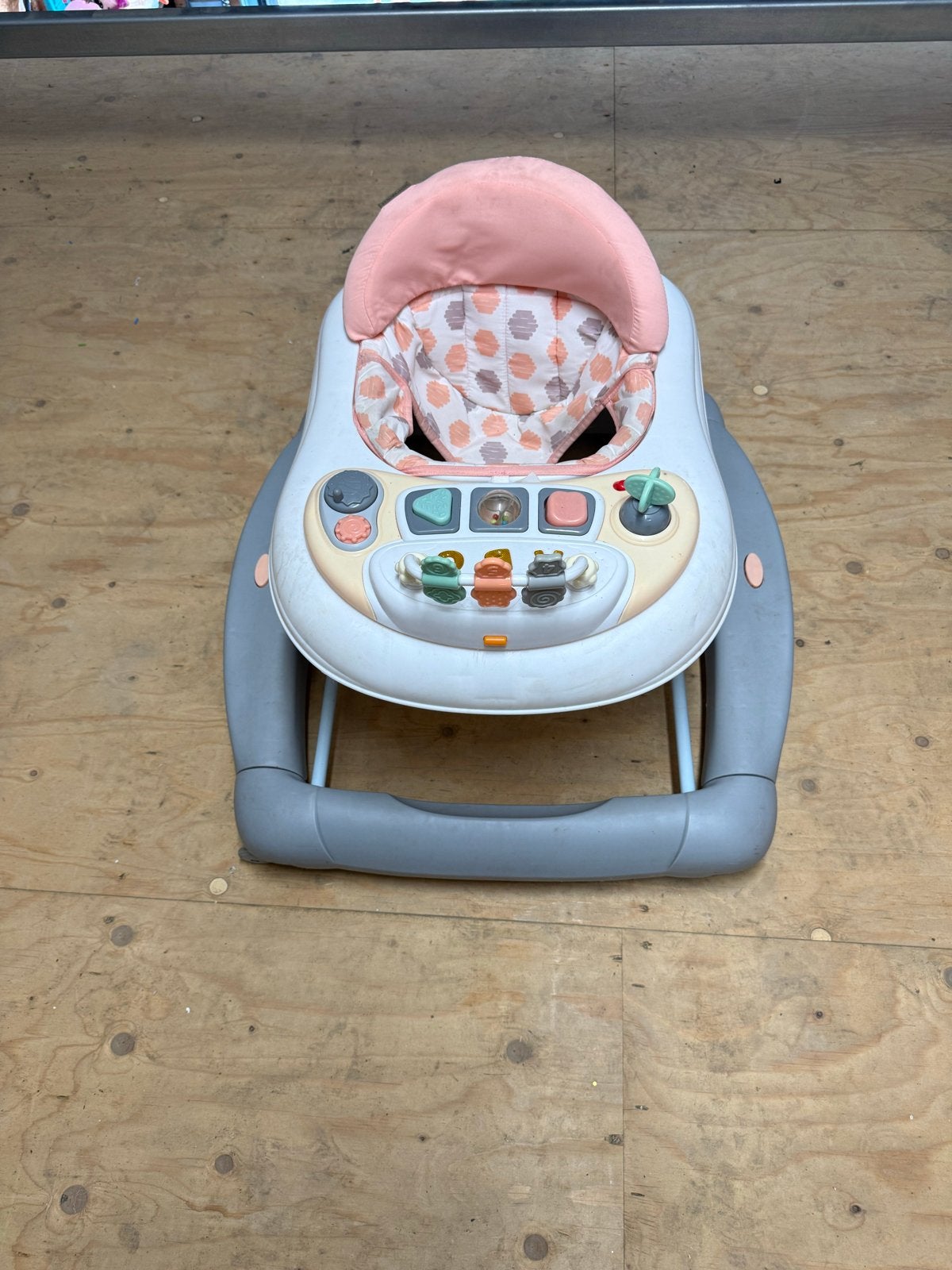 Roze Babywalker / Loopstoel met Speelblad, Ophalen of Verzenden, Gebruikt