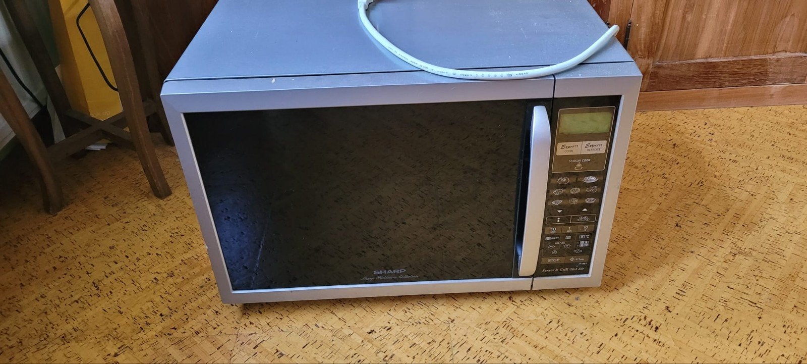 Combi magnetron microwave oven Sharp grill hetelucht, Ophalen, Combimagnetron, Gebruikt, Hete lucht