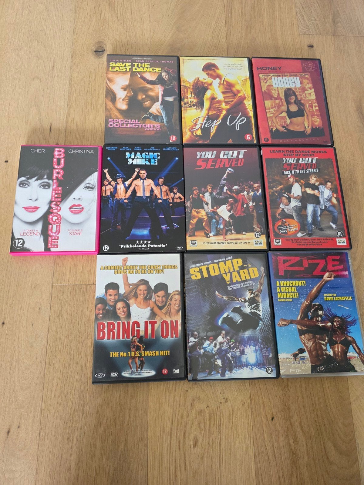 10 Dansfilms DVD, Nederlands, Overige genres, Ophalen of Verzenden, Vanaf 12 jaar