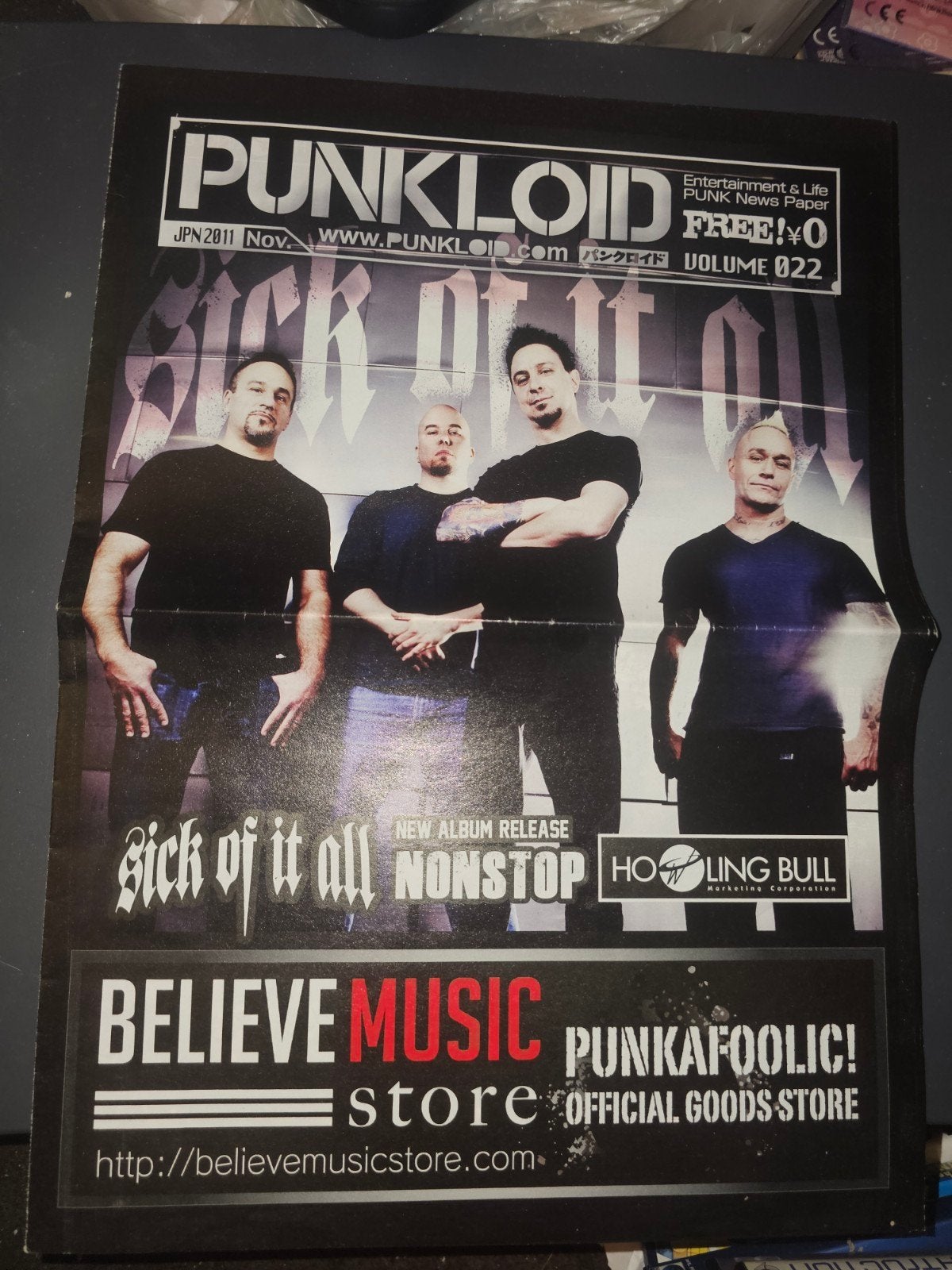 PUNKLOID Magazine Nov. 2011 - Sick Of It All, Boeken, Ophalen of Verzenden, Gelezen, Overige typen