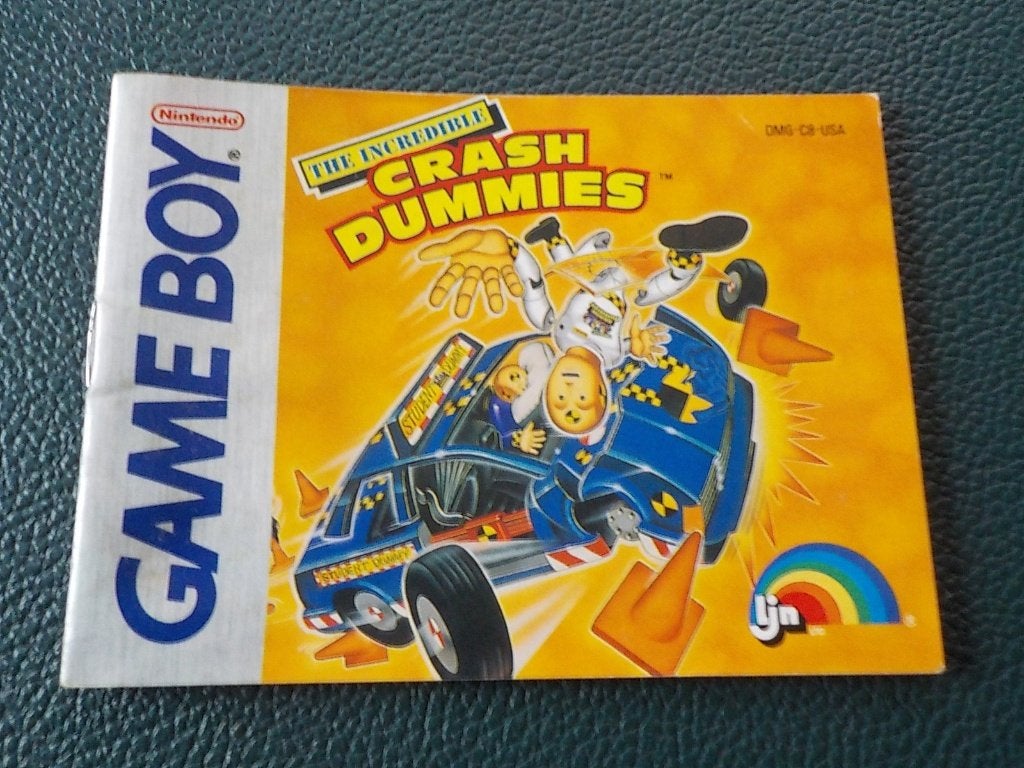 Nintendo Gameboy handleiding The Incredible Crash Dummies, Avontuur en Actie, 1 speler, Ophalen of Verzenden, Zo goed als nieuw