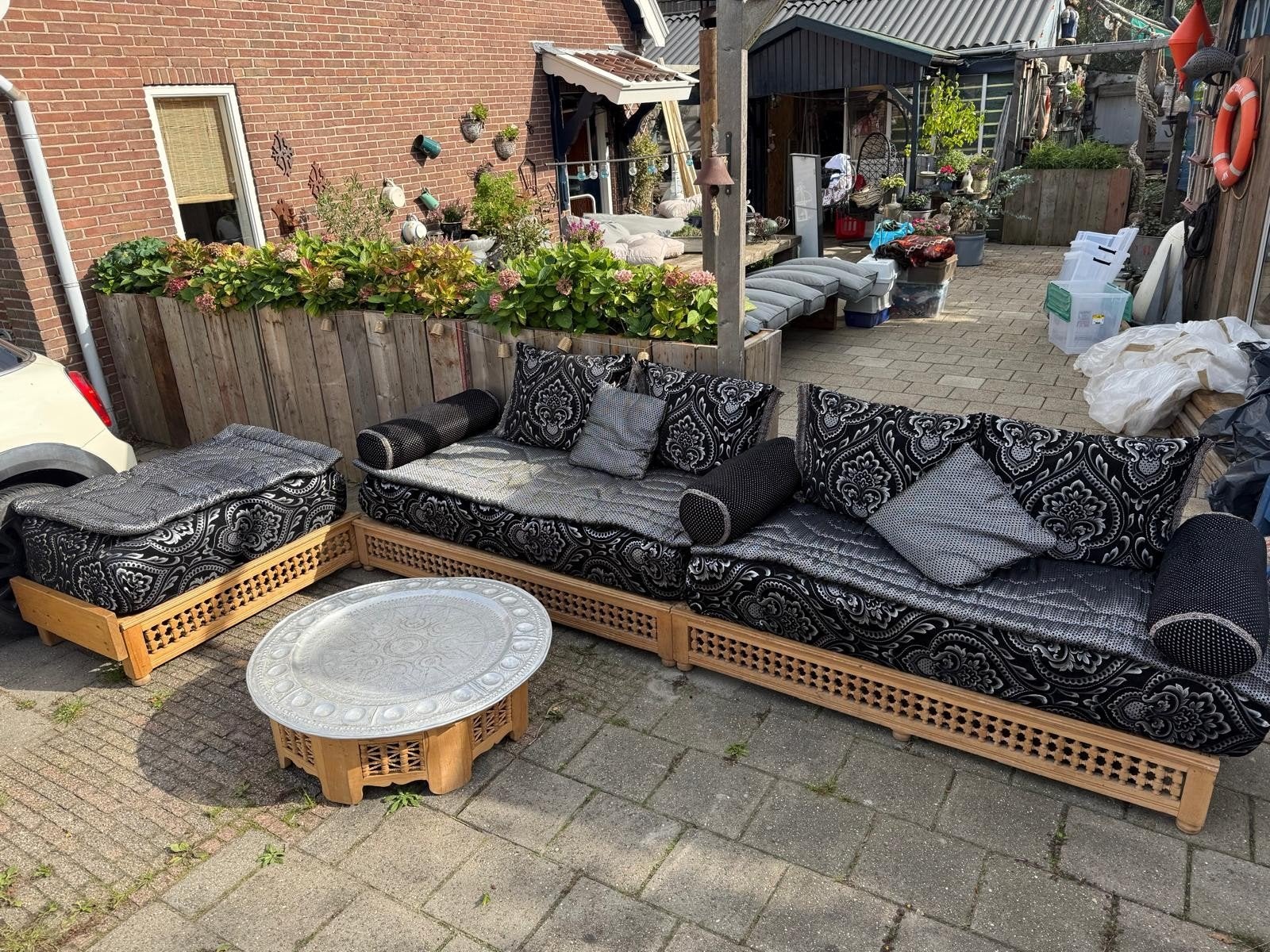 Marokkaanse banken, Gebruikt, Overige maten, Minder dan 75 cm, 150 tot 200 cm
