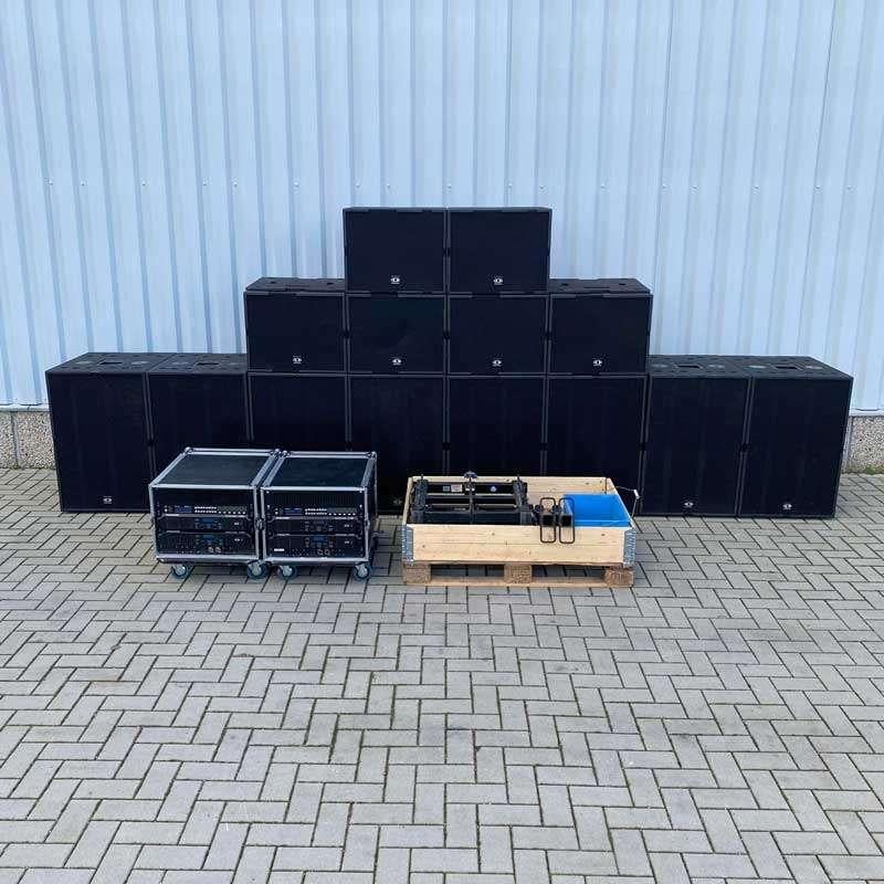 Dynacord COBRA-4 TOP (4) + COBRA-4 FAR (2) + COBRA PWH (8), Audio, Tv en Foto, Luidsprekers, Ophalen, Gebruikt, Overige typen