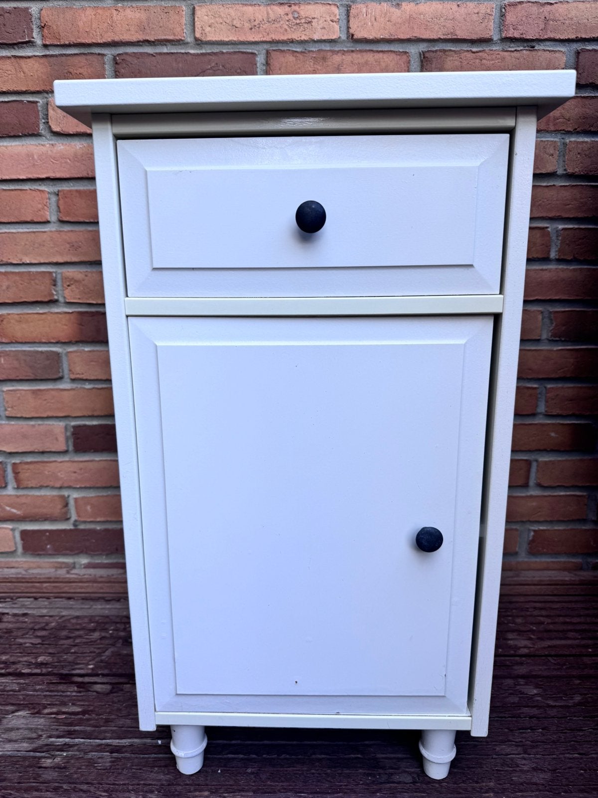 Hemnes ikea nachtkastje wit, Ophalen, Gebruikt, Minder dan 45 cm