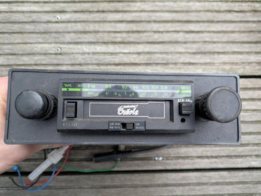 Autoradio Creole Radio Youngtimer Auto Oldtimer, Auto diversen, Autoradio's, Ophalen of Verzenden