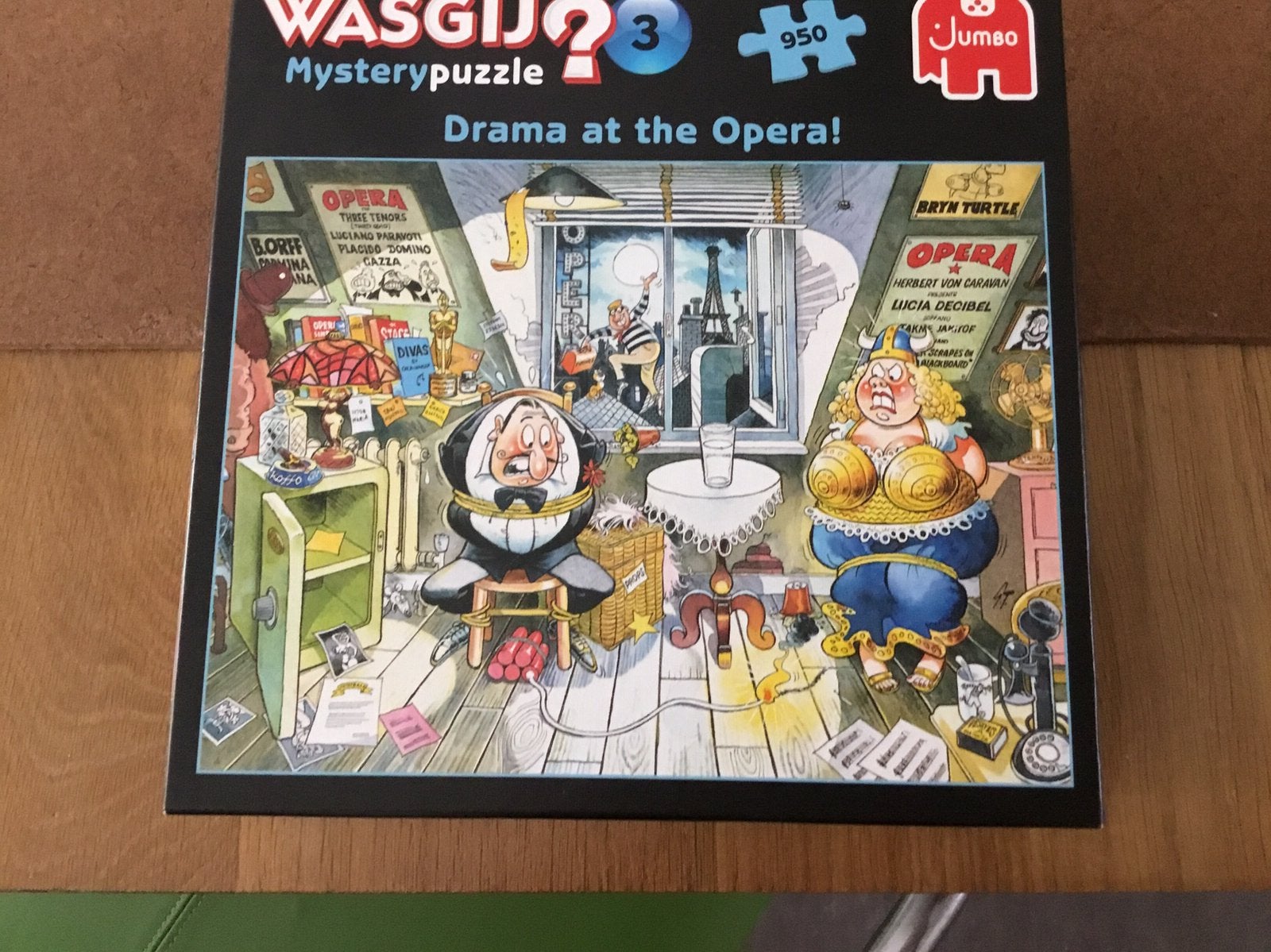 Wasgij puzzels 950 stuks (3 puzzels) en wasgij 54 stuks., Ophalen, 500 t/m 1500 stukjes, Zo goed als nieuw