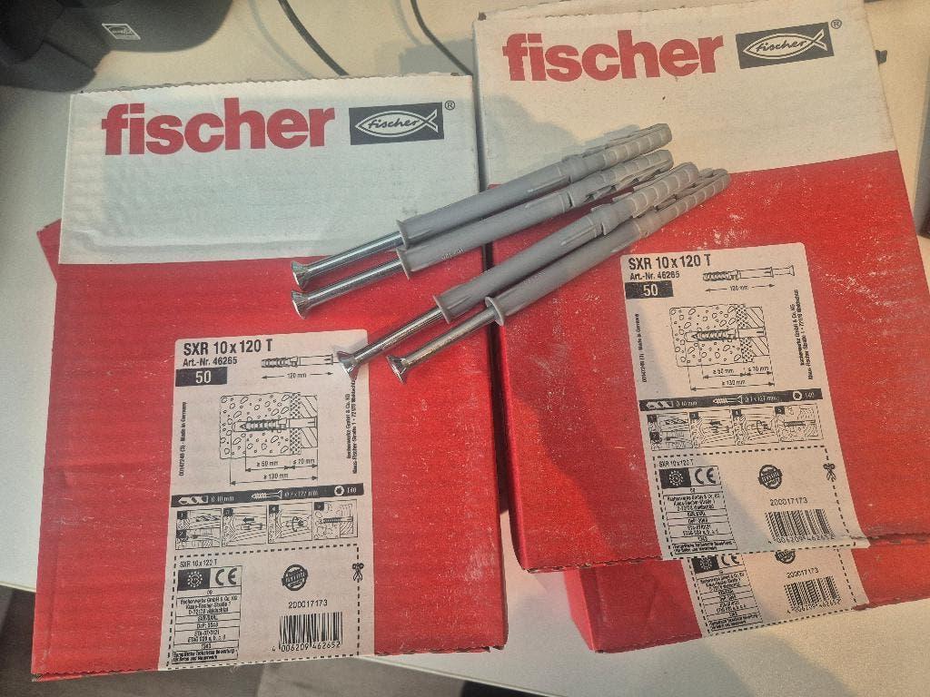 Fischer constructie / kozijnpluggen SXR 10 x 120 T, Ophalen of Verzenden, Nieuw, 100 tot 250 mm, Pluggen