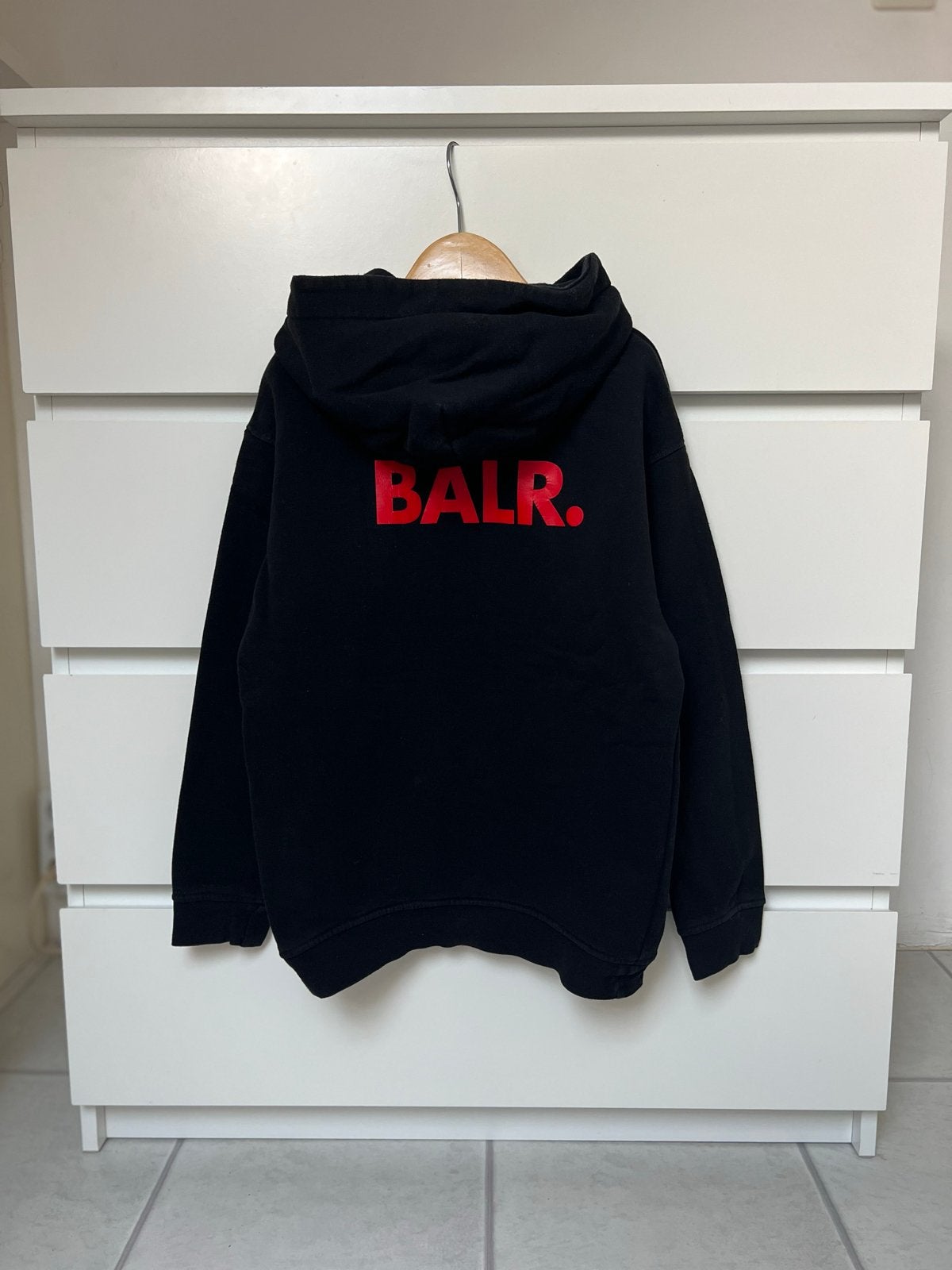 BALR. hoodie zwart/rood – maat 146/152, Kinderen en Baby's, Ophalen of Verzenden, Gebruikt, Jongen of Meisje, Trui of Vest