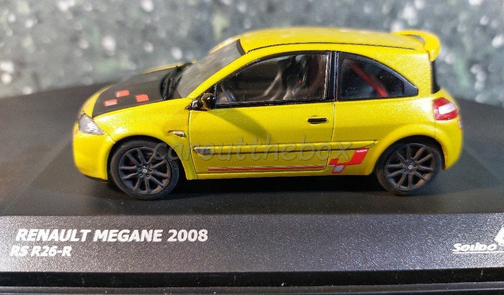 Renault Megane RS r26 2008 geel 1/43 Solido Sol068, Hobby en Vrije tijd, Verzenden, Nieuw, Auto, Solido