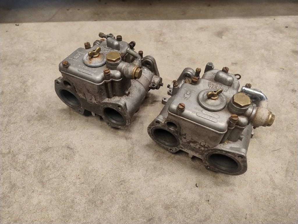 Weber 40 DCOE dubbele carburateurs, Auto-onderdelen, Ophalen, Gebruikt