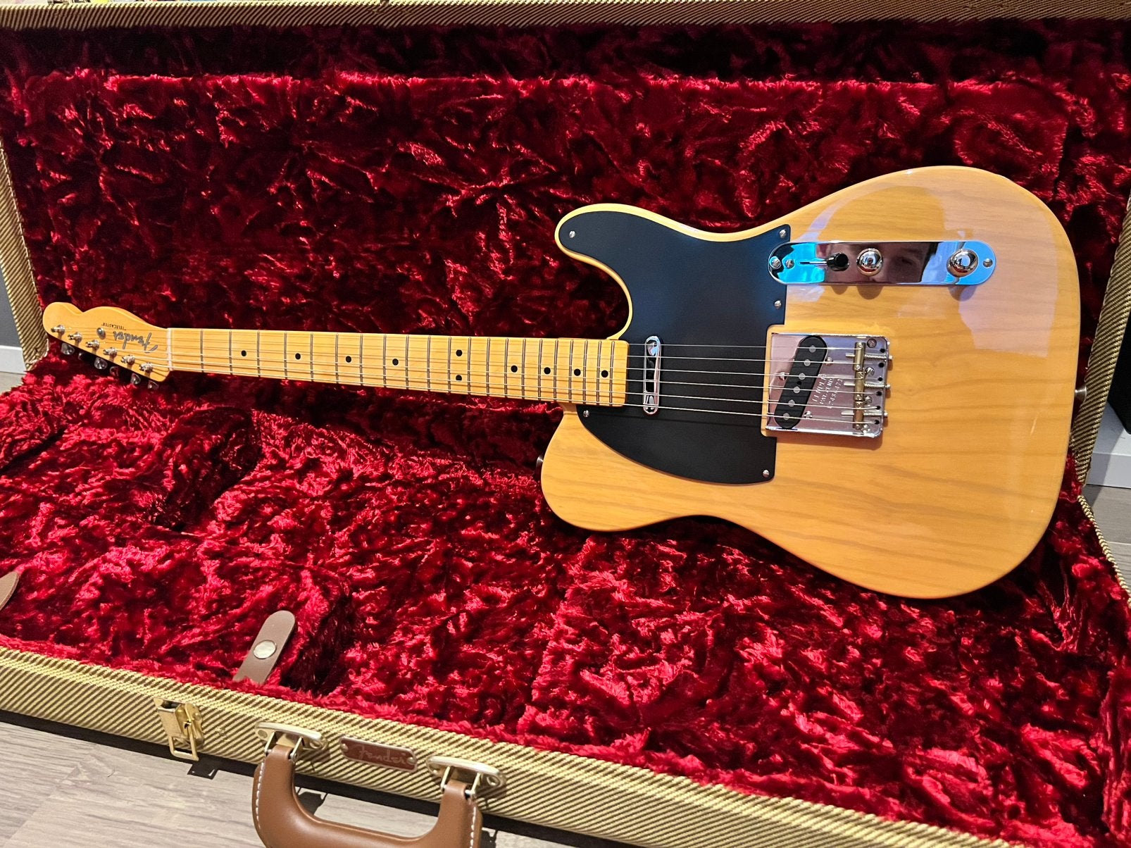 Fender American Vintage II 51 Telecaster Butterscotch Blonde, Muziek en Instrumenten, Snaarinstrumenten | Gitaren | Elektrisch