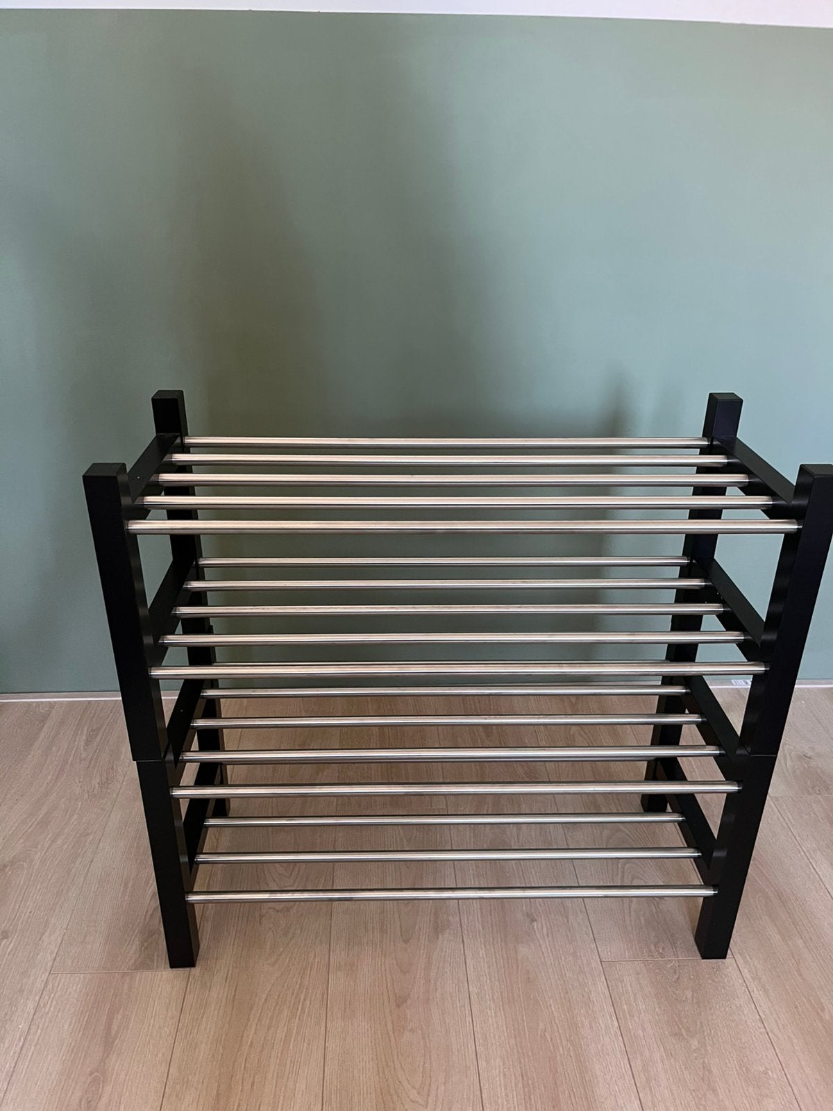 Ikea schoenenrek zwart 2 stuks, Ophalen, Zo goed als nieuw