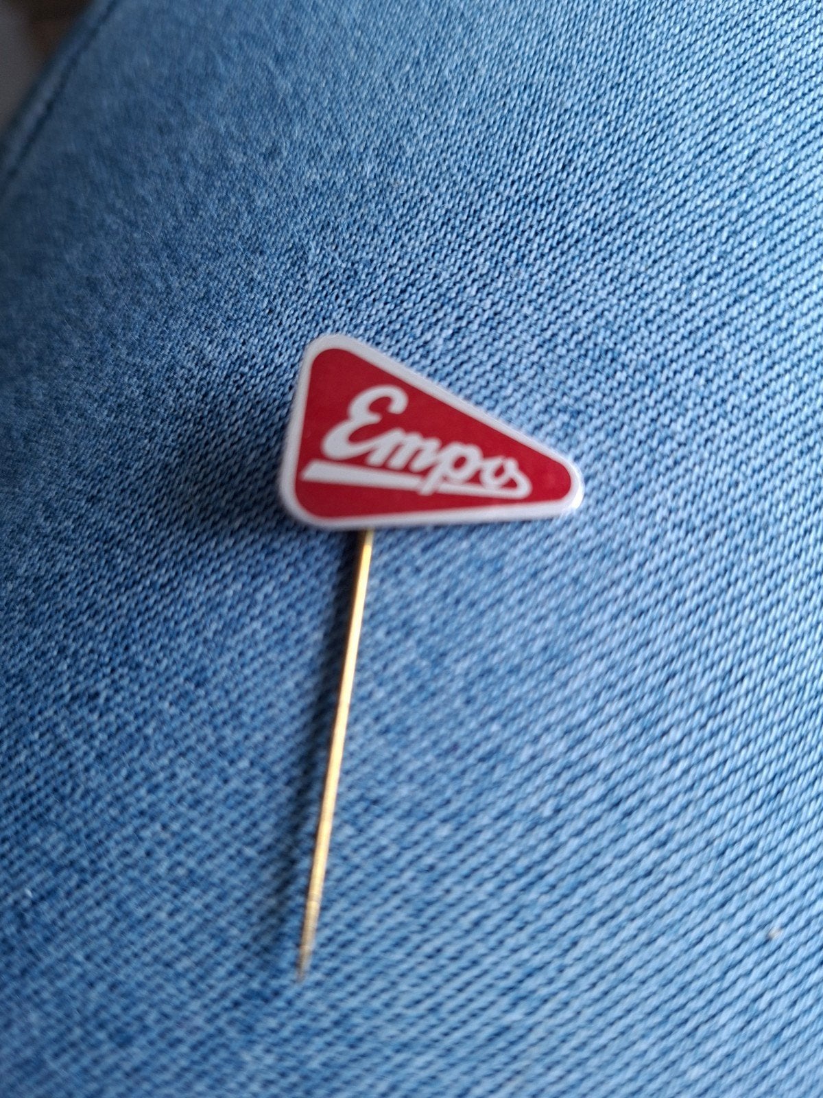 ​Origineel vintage Empo fietsen speldje (reversspeld / recla, Ophalen of Verzenden, Gebruikt