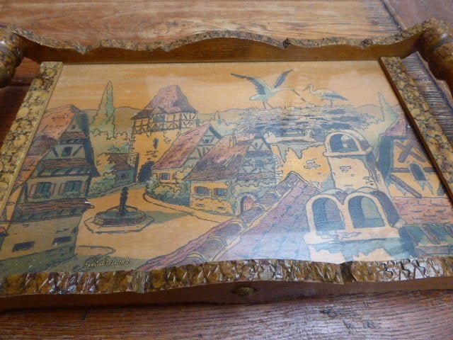 Art deco dienblad, Antiek en Kunst, Ophalen of Verzenden
