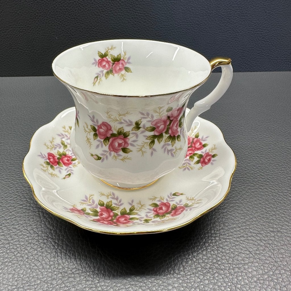Kop & schotel Royal Ascot Society Rose Kop en Schotel #4, Antiek en Kunst, Ophalen