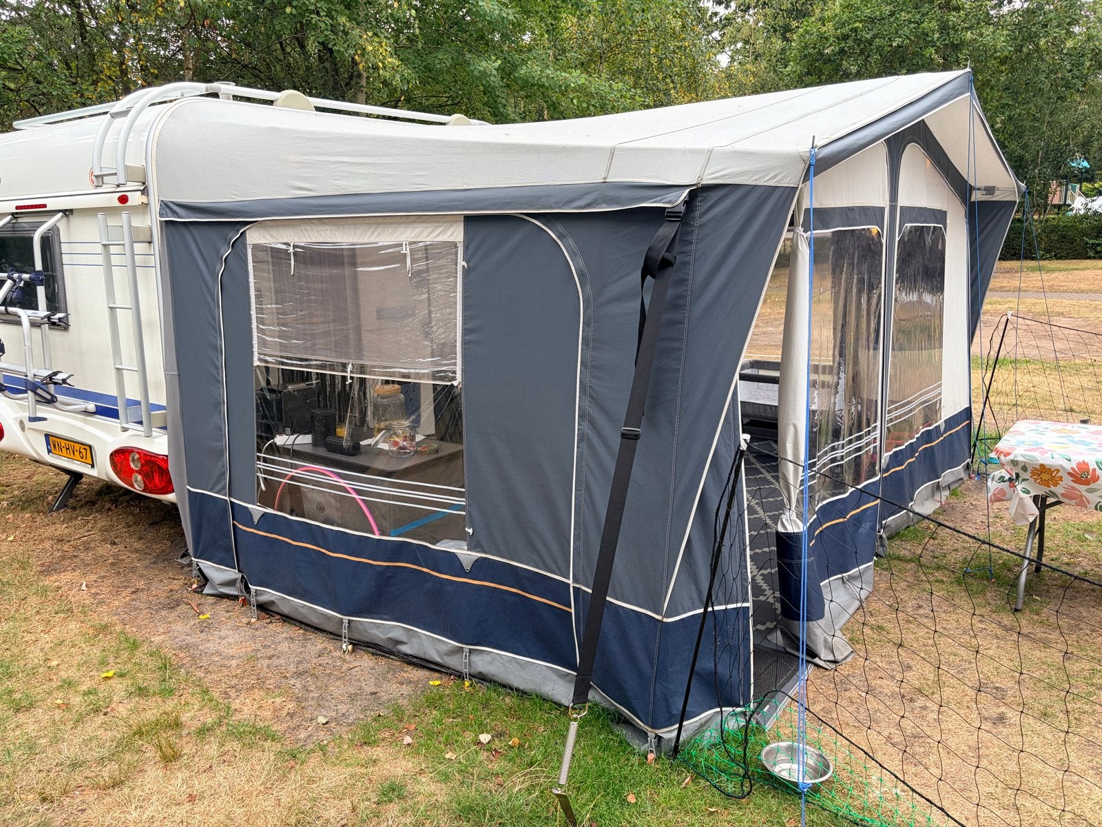 StarCamp Voortent Maat 9 - 270x420cm met Alu Stokken, Caravans en Kamperen, Voortenten en Luifels, Ophalen, Gebruikt, Starcamp