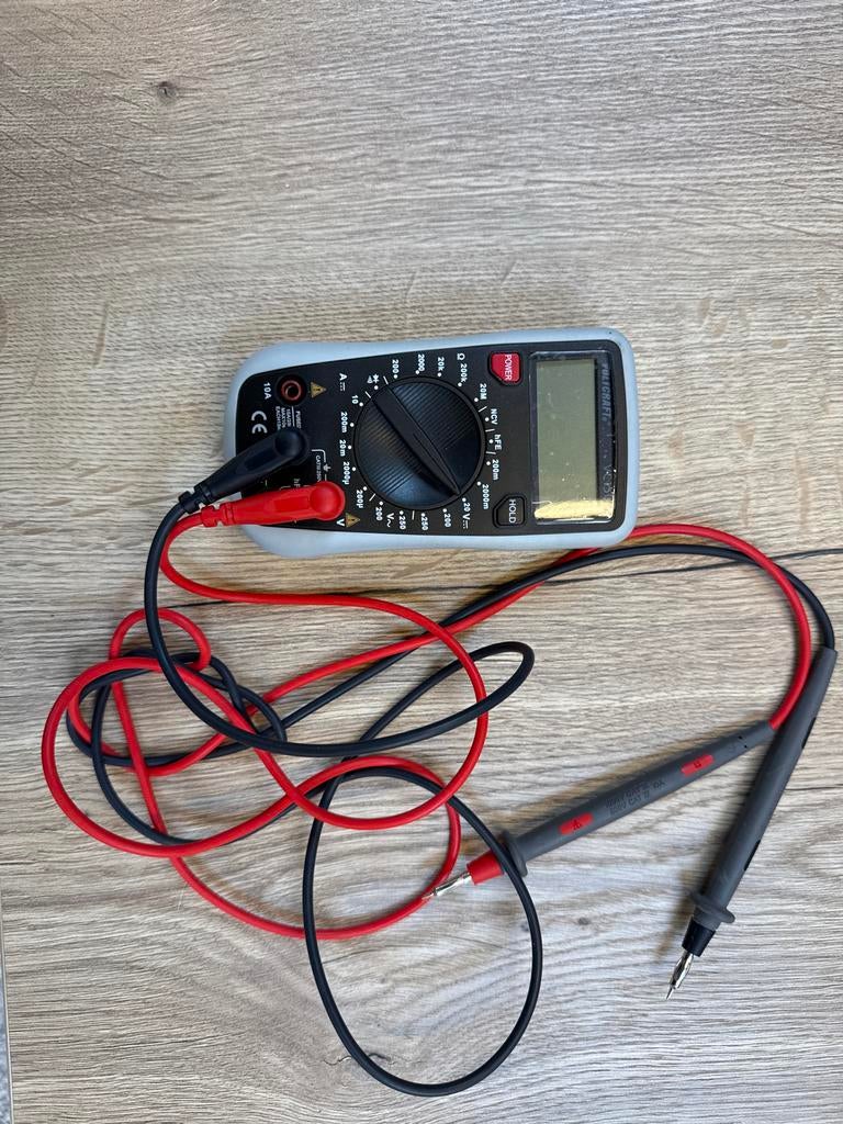 Digitale Multimeter met Meetsnoeren, Ophalen of Verzenden, Gebruikt, Multimeter