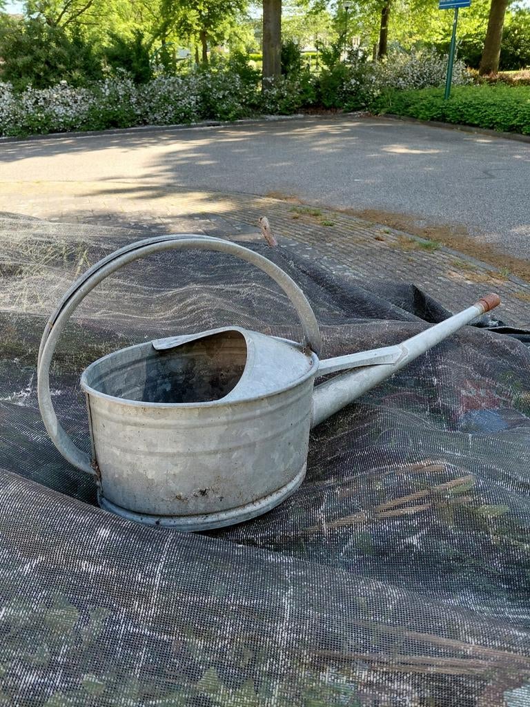 Vintage gieter, klein formaat, ideaal voor appartement, Ophalen of Verzenden, Gebruikt, Metaal