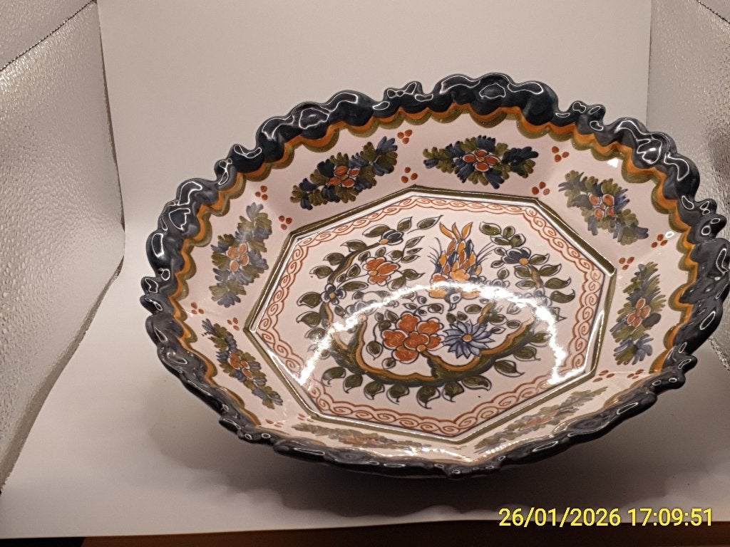 Makkum wandbordje (kleur), Ophalen of Verzenden