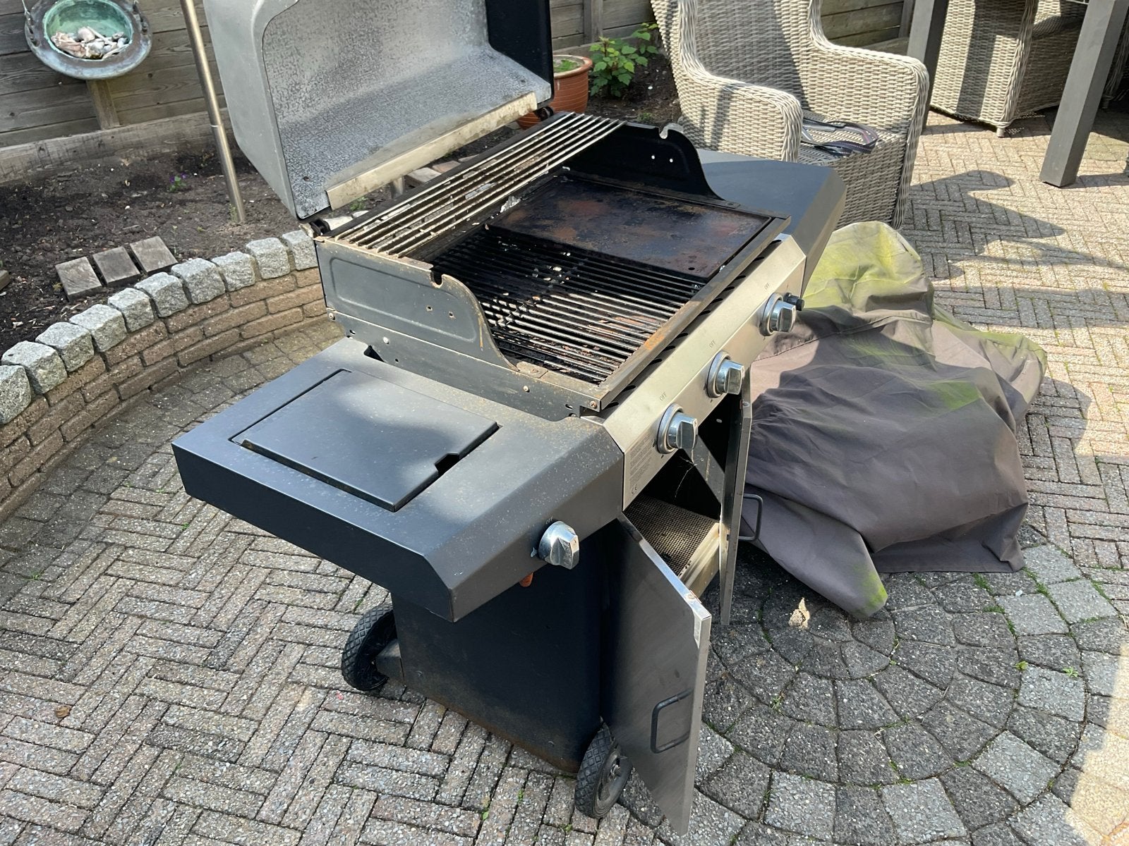 GardenGrill Gasbarbecue met 3 branders, Ophalen, Gebruikt