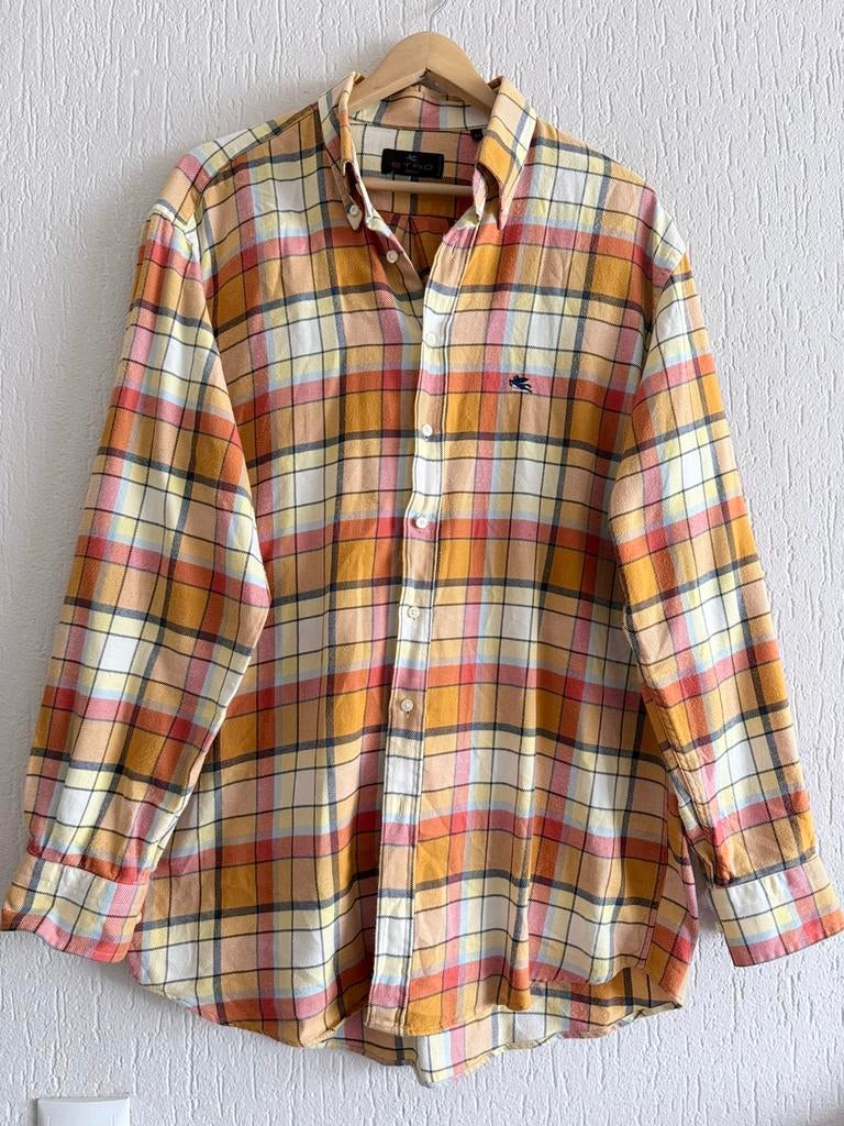 Etro overhemd, Verzenden, Zo goed als nieuw, Blauw