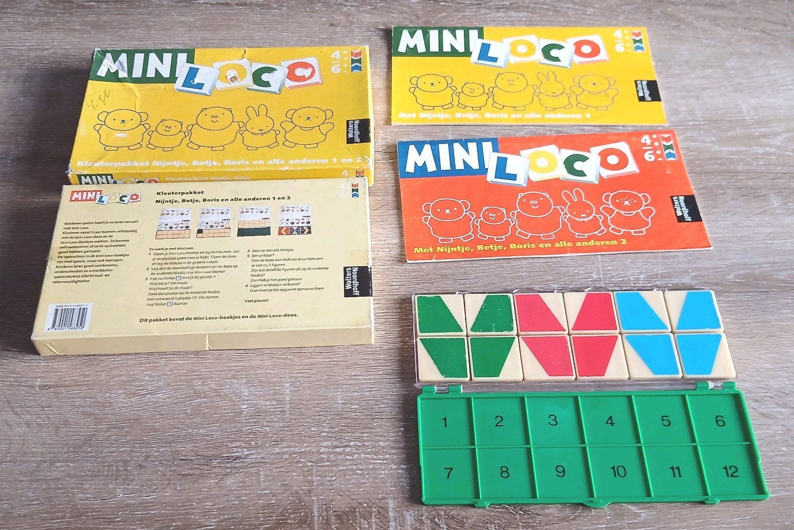 Mini Loco Nijntje met 2 boekjes educatief kleuter spel, Ophalen of Verzenden, Gebruikt, Puzzelen