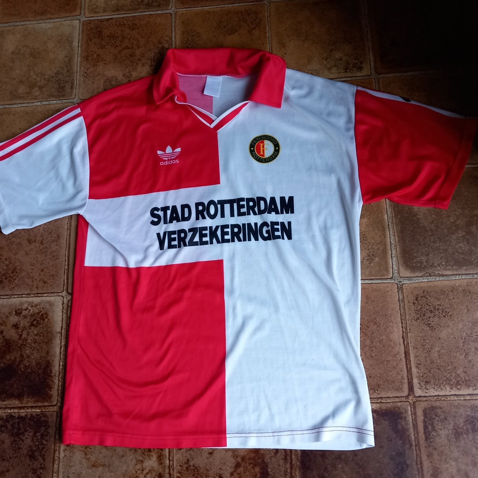 Stad Rotterdam verzekering shirt, Verzamelen, Sportartikelen en Voetbal, Ophalen of Verzenden, Zo goed als nieuw, Feyenoord, Shirt