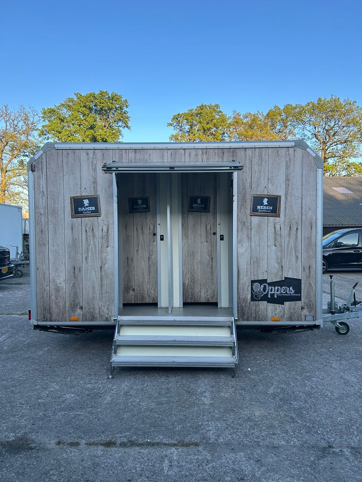 Toiletwagen te huur, Ophalen of Verzenden, Zo goed als nieuw, Overige