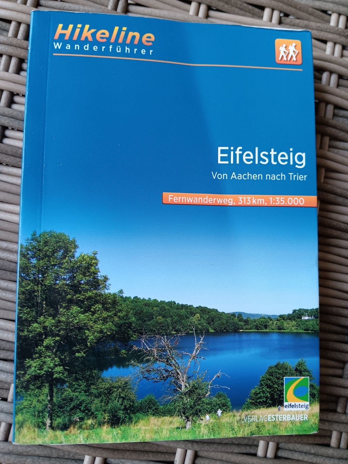 HikeLine Eifelsteig Wandelgids: Van Aken naar Trier, Overige merken, Fiets- of Wandelgids, Europa, Ophalen of Verzenden
