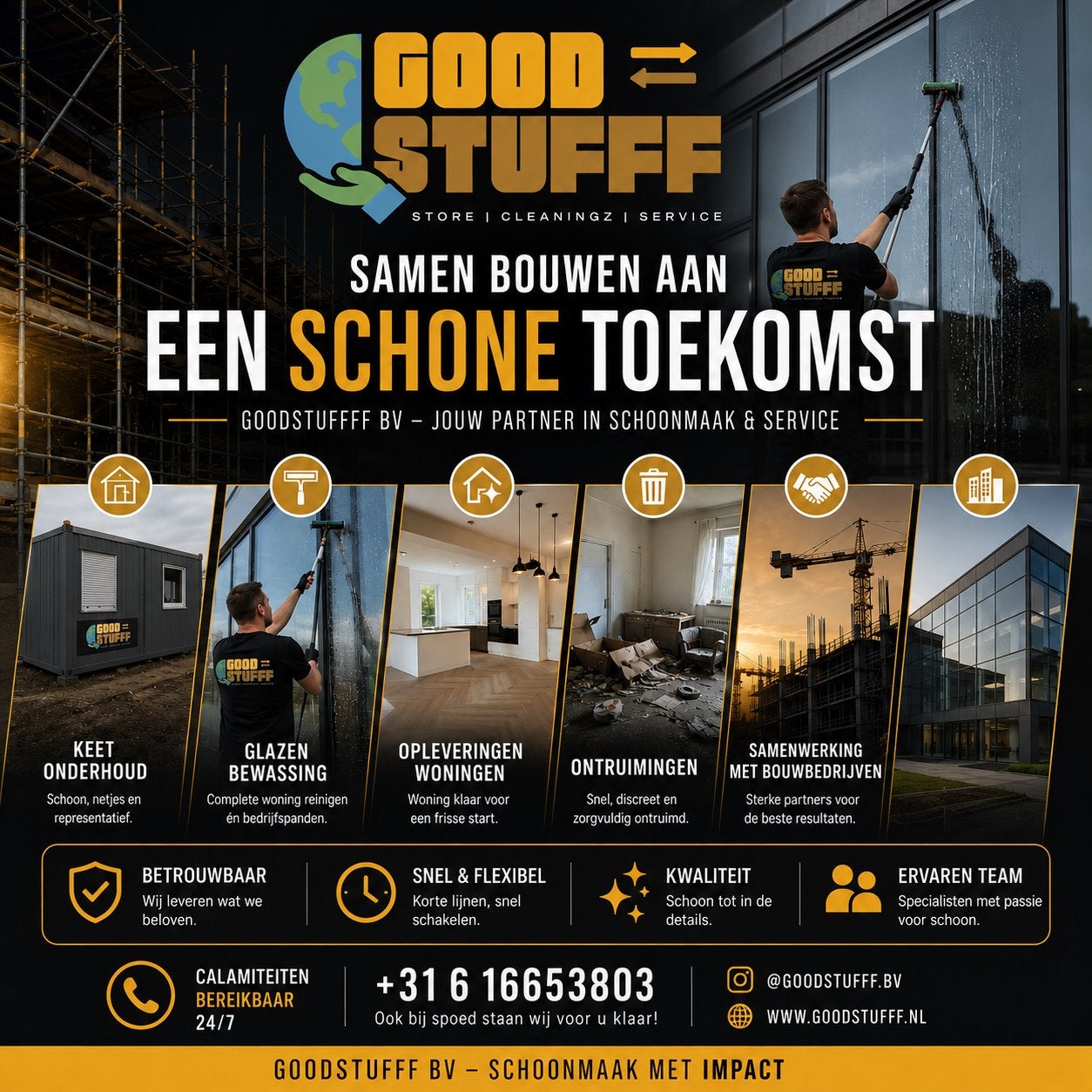 Zoekt u een bedrijf die uw woning of panden verzorgt?