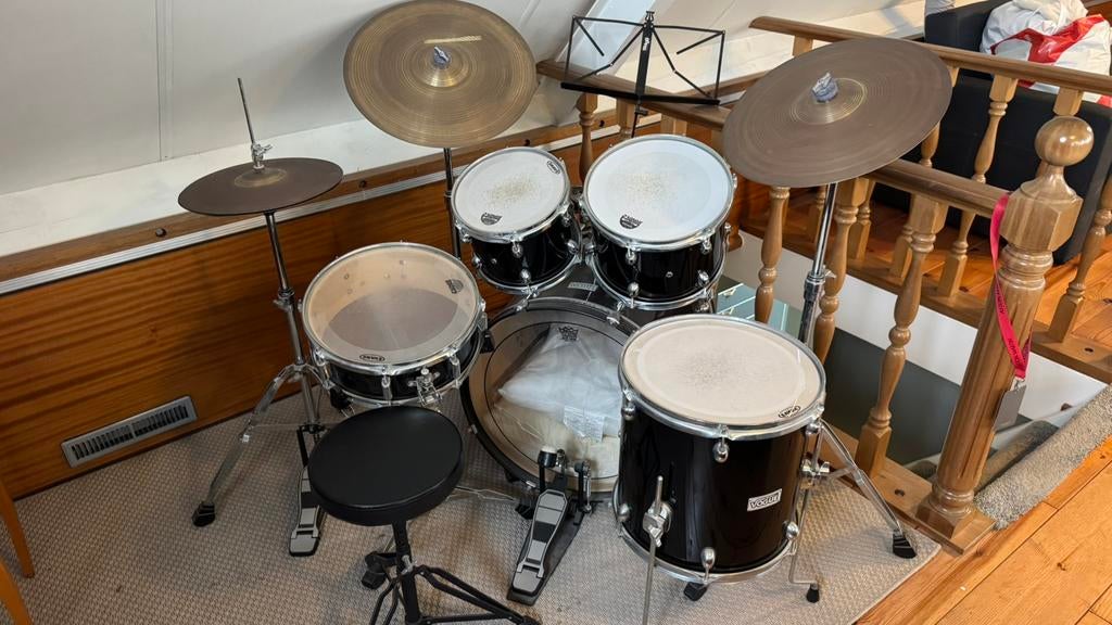 Adams compleet drumstel. 5 keer gebruikt, Muziek en Instrumenten, Drumstellen en Slagwerk, Ophalen of Verzenden, Zo goed als nieuw