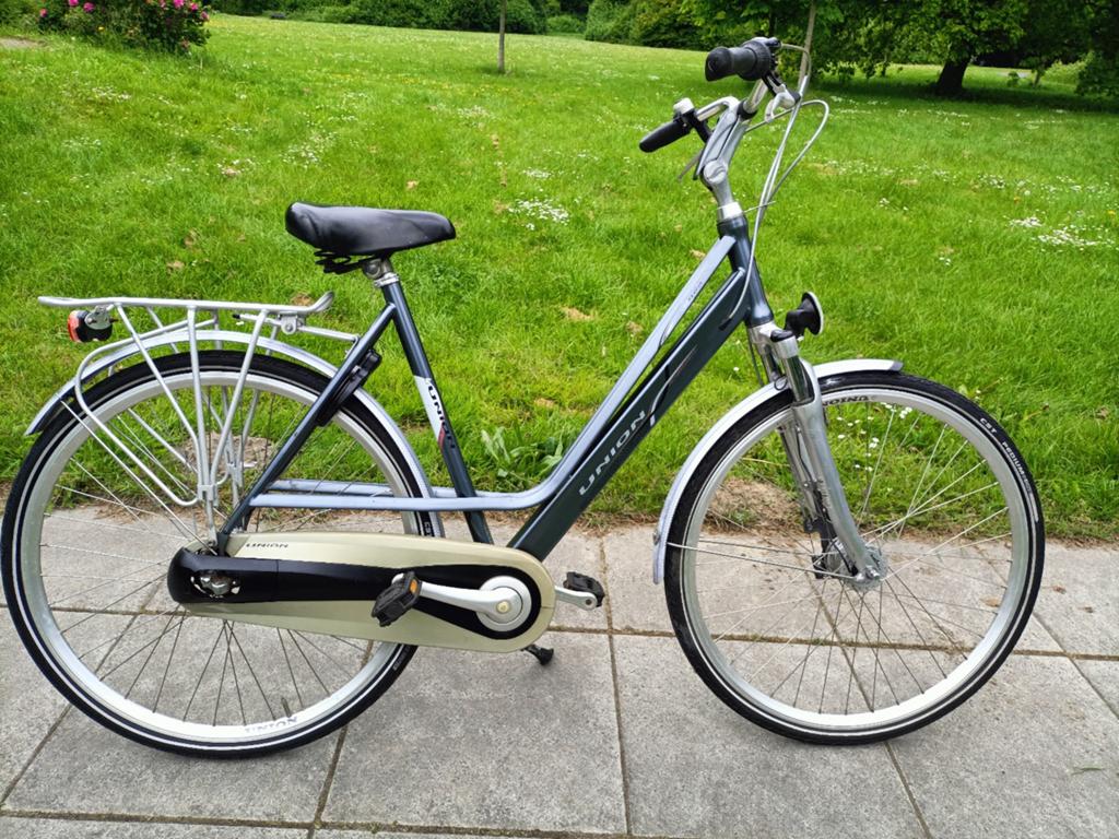 Union Damesfiets 3 versnellingen 54 frame hoogte 28 inch, Overige merken, Velgrem, Versnellingen, Ophalen of Verzenden