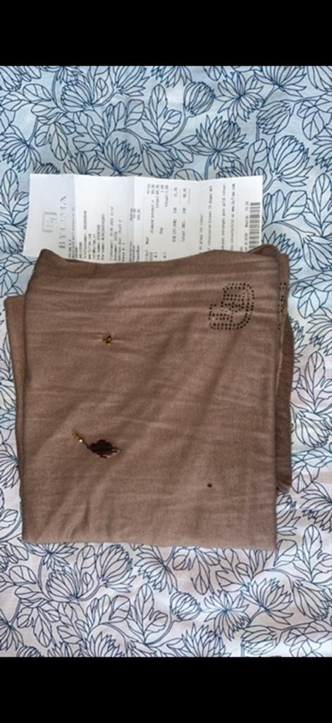 Bylima sjaal - Bruin/beige, Ophalen of Verzenden, Gedragen, Maat 46/48 (XL) of groter, Sjaal