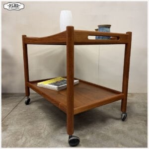 Deense serveerwagen Trolley Bar Hans Wegner for Andreas Tuck, Huis en Inrichting, Ophalen, Gebruikt, 50 tot 100 cm, Derns Scandi Deens Design Japandi