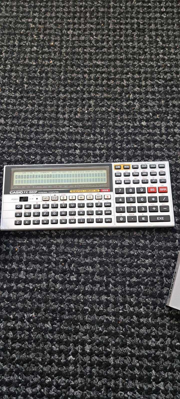 Casio FX-880P Personal Computer 32KB met handleiding, Ophalen of Verzenden, Casio