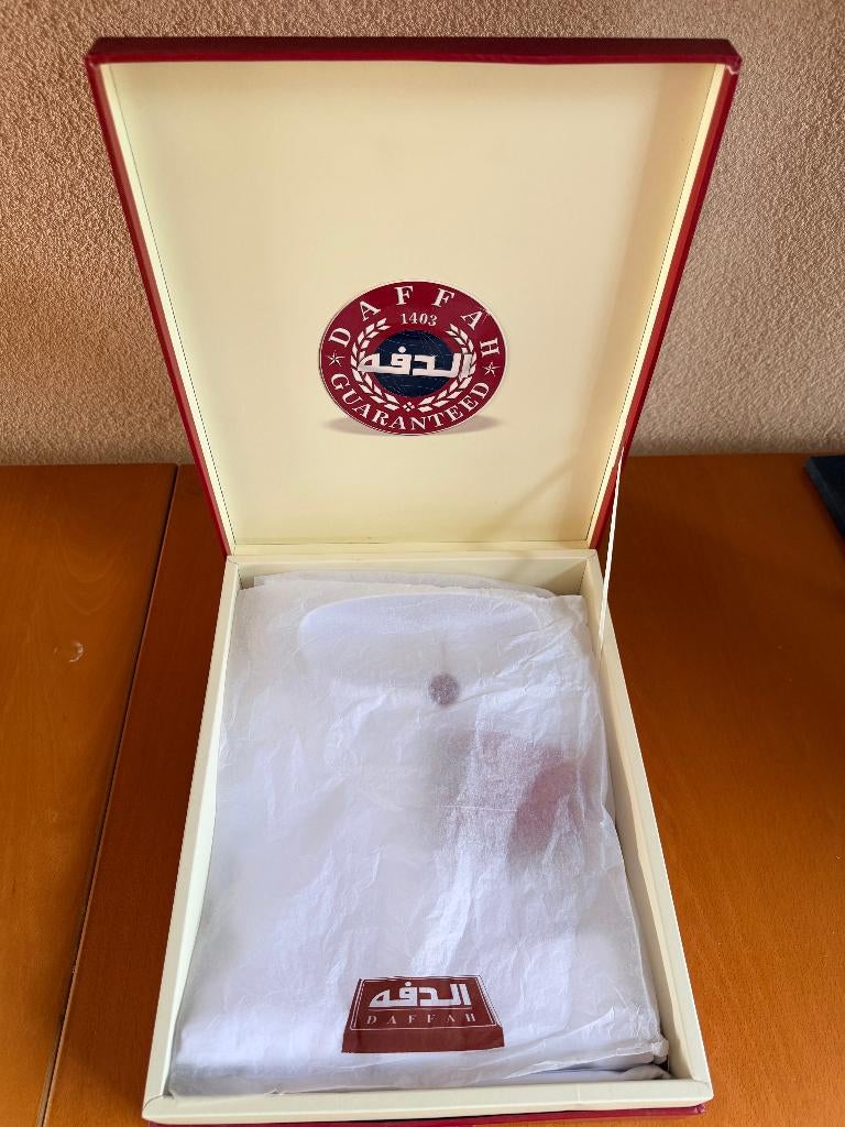 Daffah witte Thobe + Al-Rian sirwal –Saudi-Arabië:grote maat, Kleding | Heren, Ophalen of Verzenden, Nieuw, Overige maten