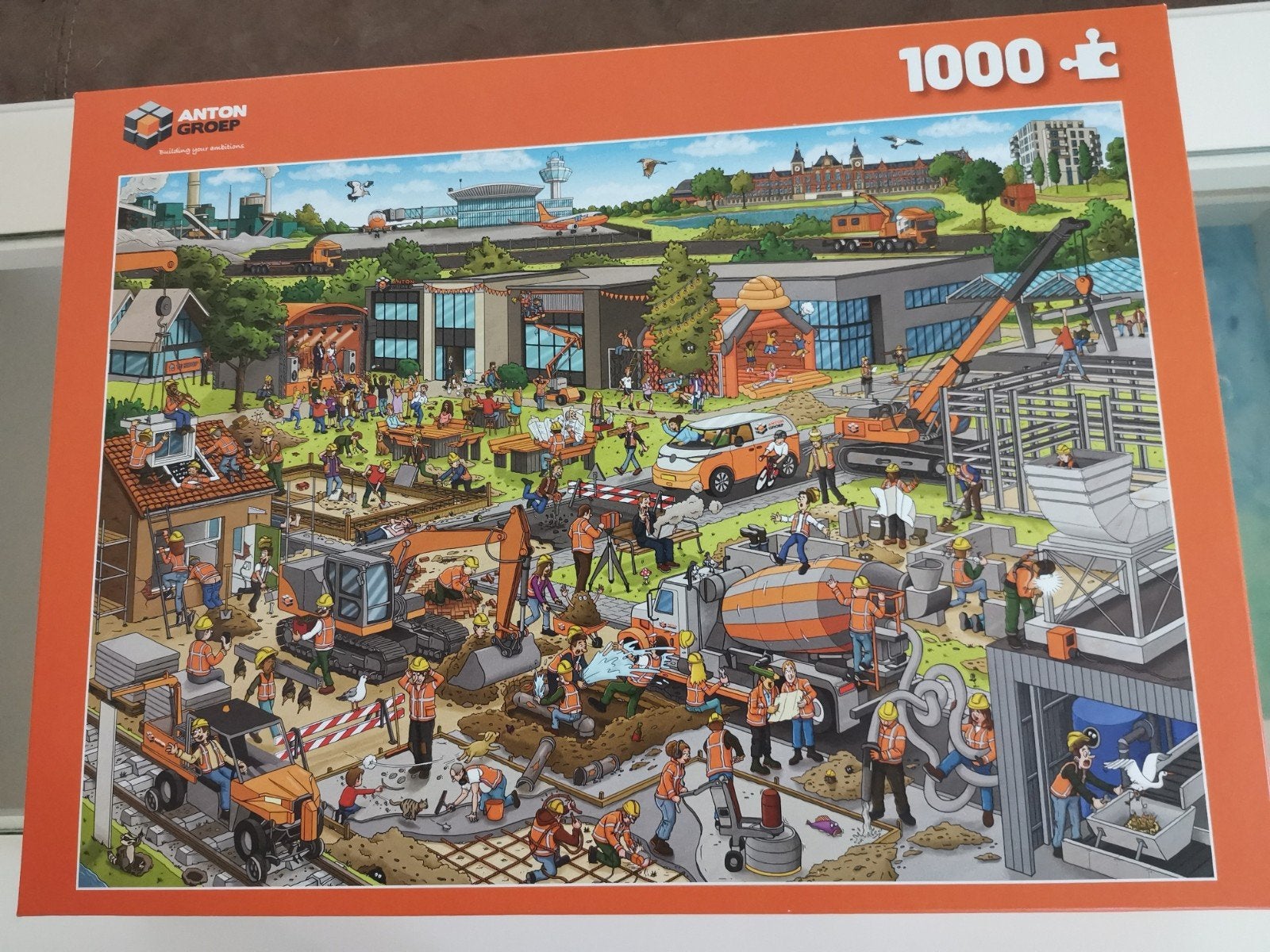 puzzel 1000 stukjes, Anton groep, Ophalen of Verzenden, 500 t/m 1500 stukjes, Zo goed als nieuw, Legpuzzel