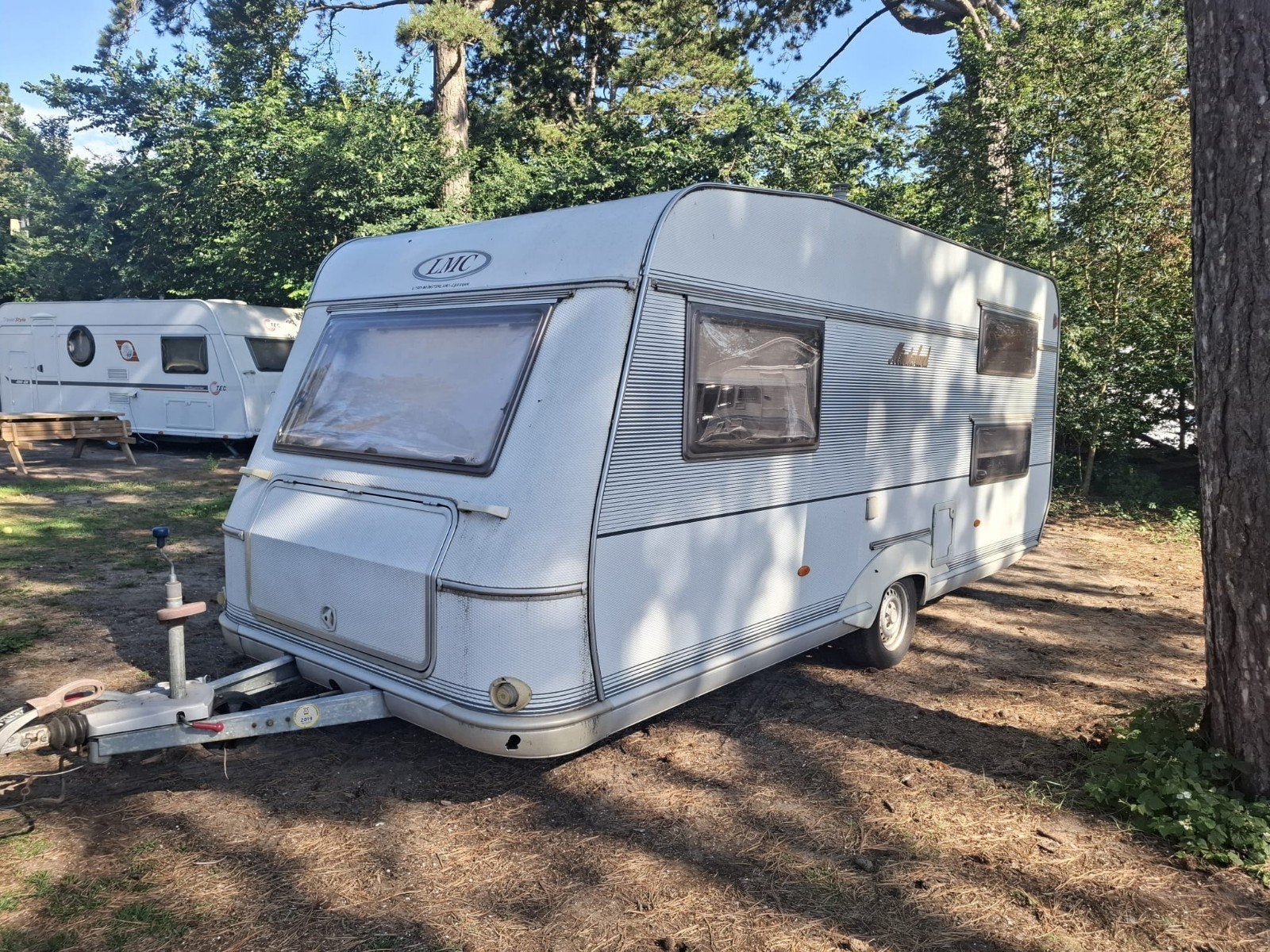 LMC Münsterland 2005 – stapelbed, altijd binnen gestald, inc, Caravans en Kamperen, Particulier, Rondzit, Koelkast