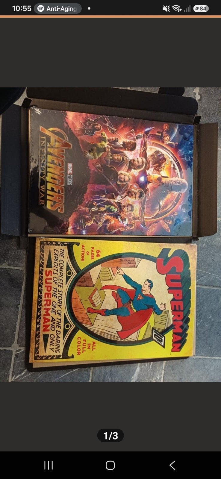 Displate: Superman & Avengers Infinity War (Nieuw), 50 – 75, Minder dan 50 cm, Nieuw, Ophalen of Verzenden