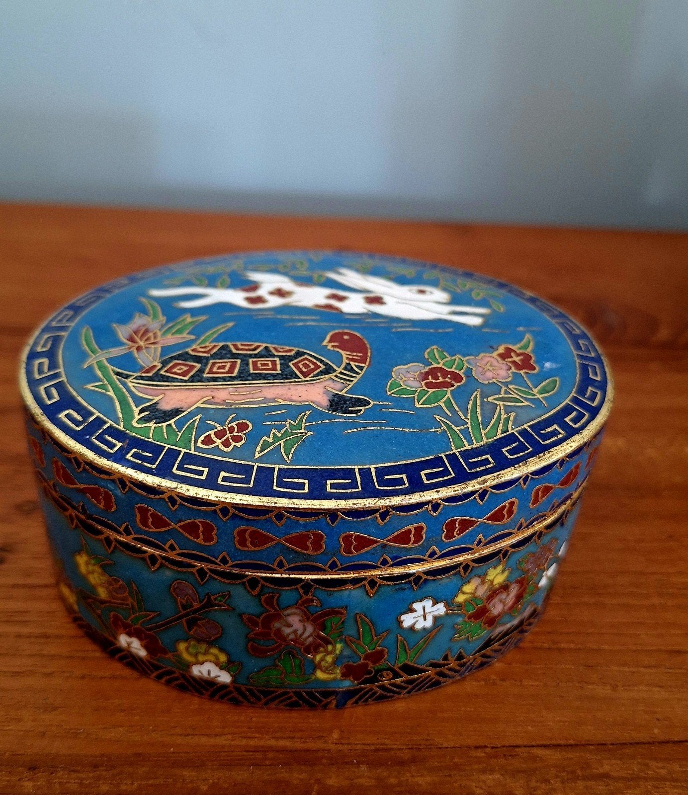 Vintage Chinese Cloisonné 5 x, Antiek en Kunst, Ophalen of Verzenden
