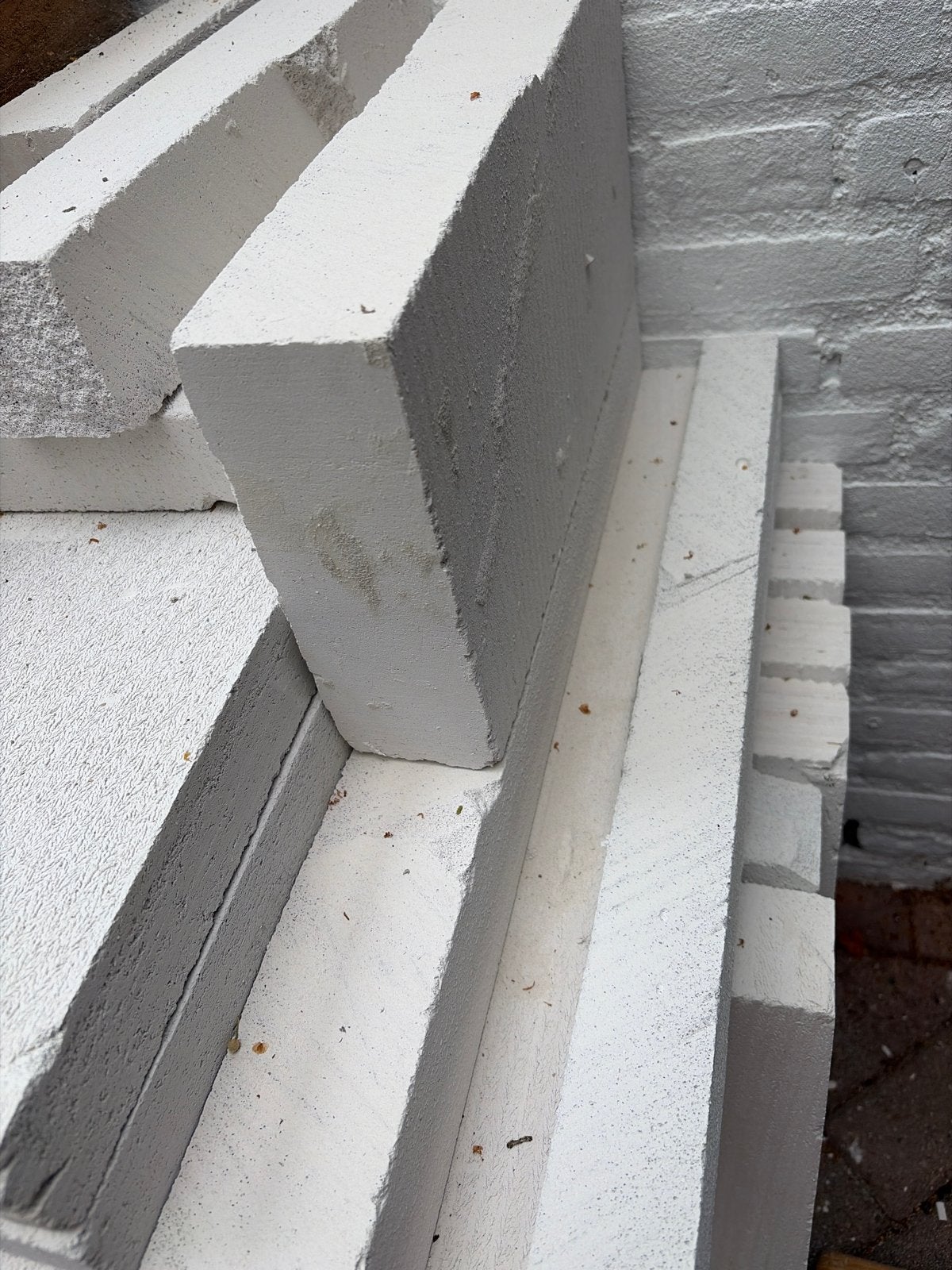 Restant Ytong blokken en kleine stukken, Doe-het-zelf en Verbouw, Hout en Planken, Ophalen, Overige typen, Zo goed als nieuw, 50 mm of meer