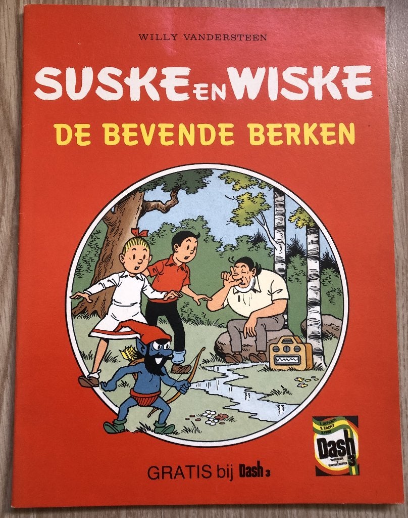 SUSKE EN WISKE - DE BEVENDE BERKEN - DASH 3, Boeken, Eén stripboek, Ophalen of Verzenden, Zo goed als nieuw, Willy Vandersteen