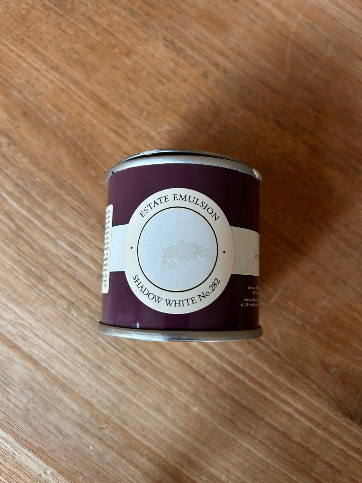 Proefpotjes Farrow & Ball Shadow White en Lab Elegance, Ophalen, Gebruikt, Wit, Verf