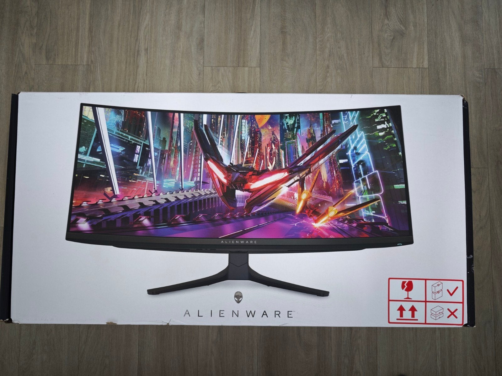 Alienware AW3423DWF QD-OLED Gaming Monitor – Nieuwstaat, Computers en Software, Ultrawide, Alienware, Minder dan 1 ms, Zo goed als nieuw