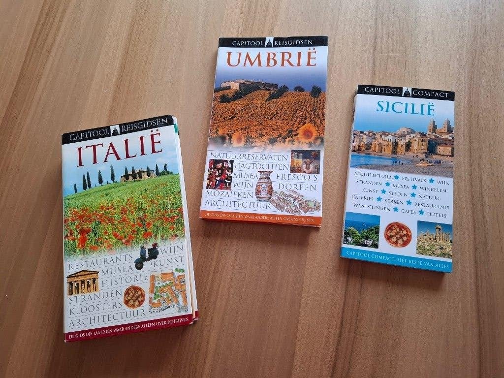 3 Capitool reisgidsen over Italië, Ophalen, Capitool, Europa, Diverse auteurs