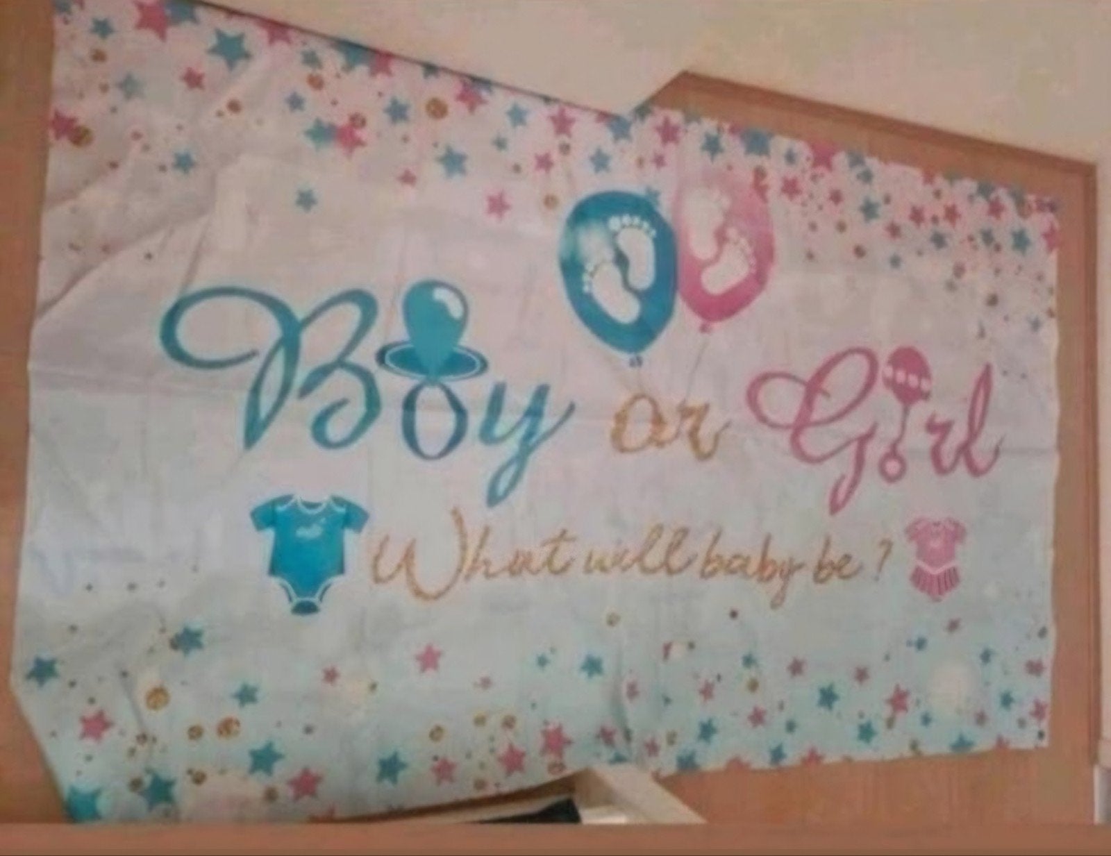 Gender review spandoek, Kinderen en Baby's, Ophalen of Verzenden, Zo goed als nieuw