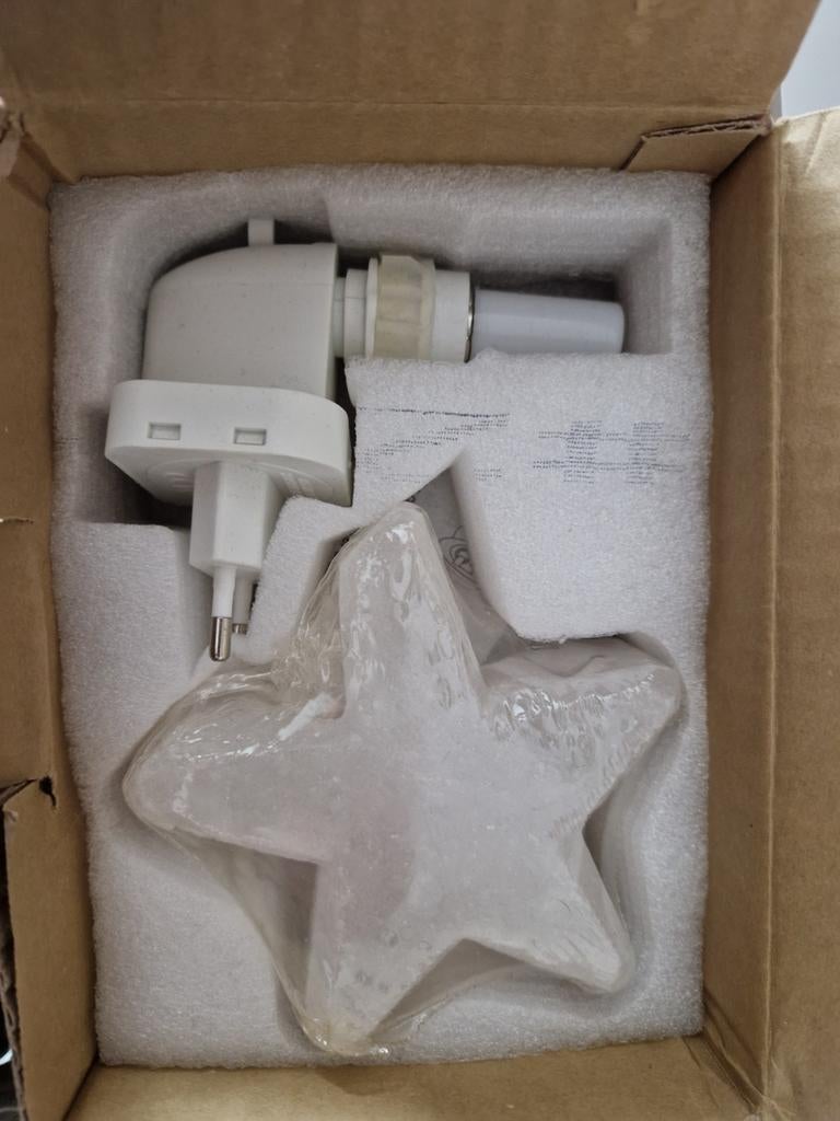 Nachtlamp ster himalaya zoutsteen, Ophalen of Verzenden, Nieuw, Lamp