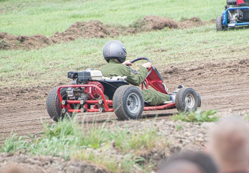 Dirt Kart, kart, gx200, kidscross, zwarte cross, mini buggy., Sport en Fitness, Karting, Ophalen, Gebruikt, Kart