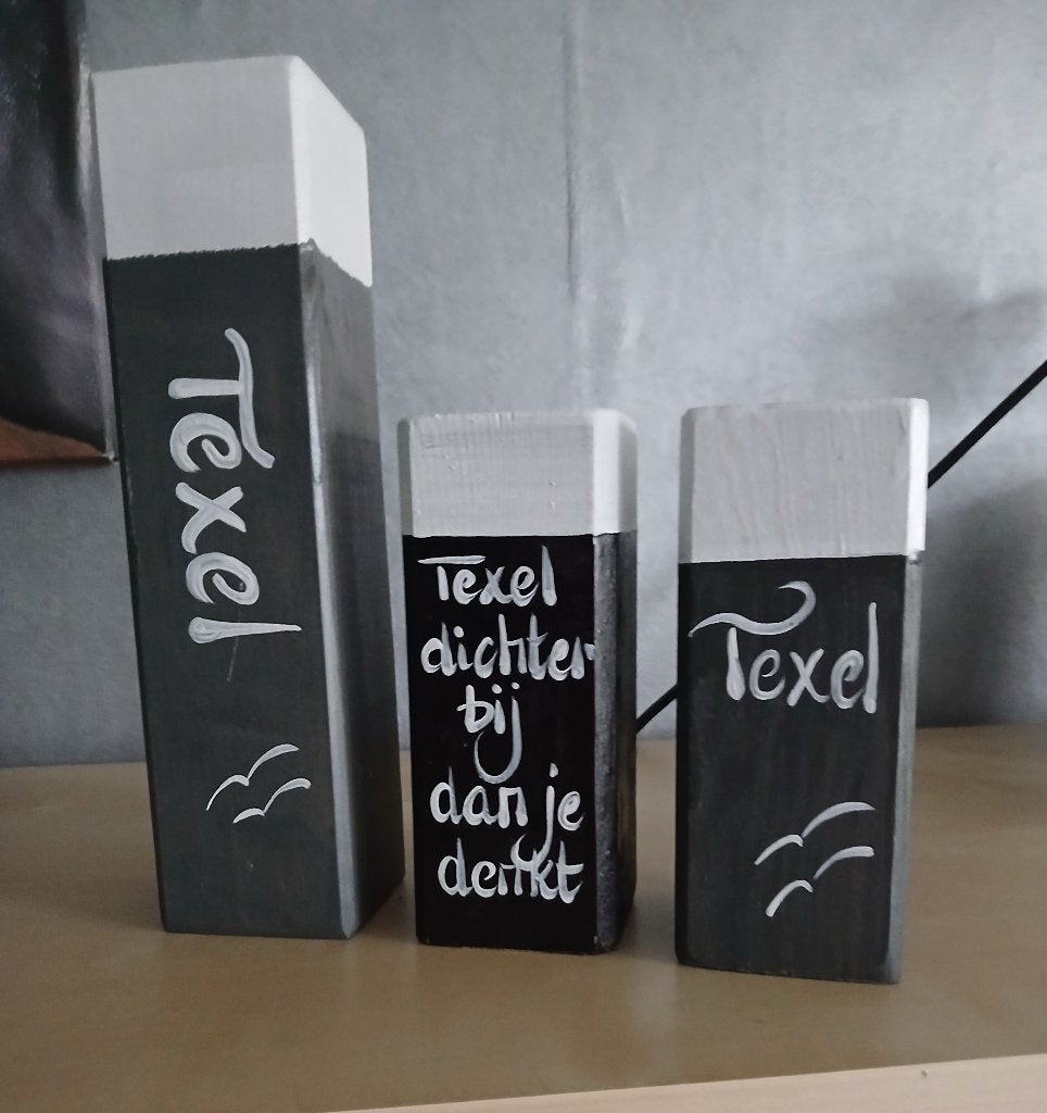 Texel waxinelichtje houder, Huis en Inrichting, Woonaccessoires | Kandelaars en Kaarsen, Ophalen of Verzenden, Zo goed als nieuw