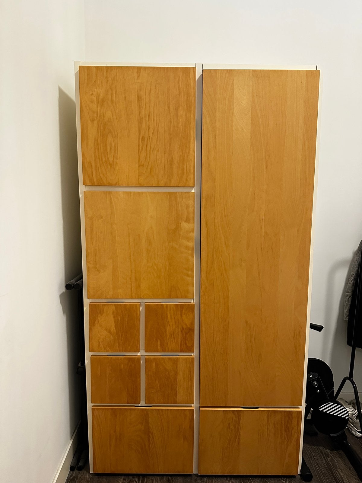 Ikea Rakke Kledingkast  - Compleet en Zonder Schade, Ophalen, 100 tot 150 cm, 200 cm of meer, Zo goed als nieuw